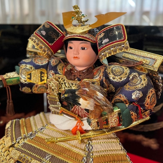 五月人形を飾りました